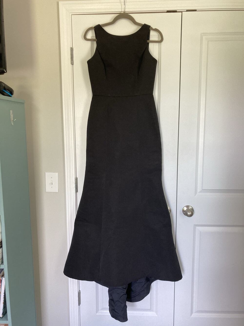 Amsale Eugenia Black Sleeveless Bridesmaid Dress Women’s 6